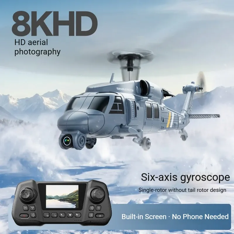 Rc Helicopter Single Rotor - L2-DORN RC 아파치 헬리콥터 8K 항공