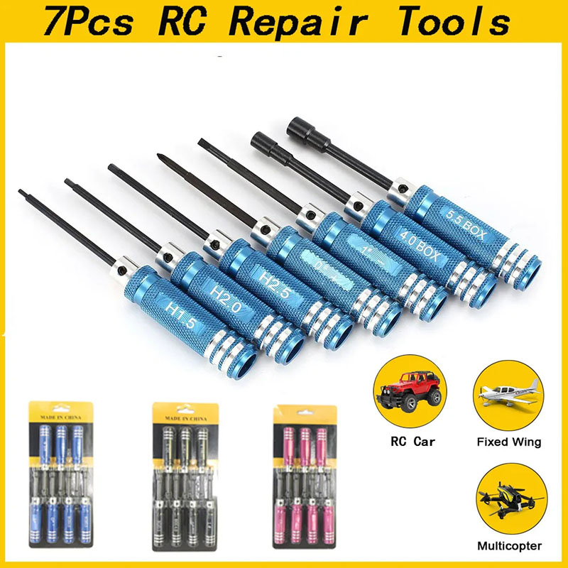Rc Helicopter Tool Kit - 7개 세트 1.5 2.0 2.5mm RC