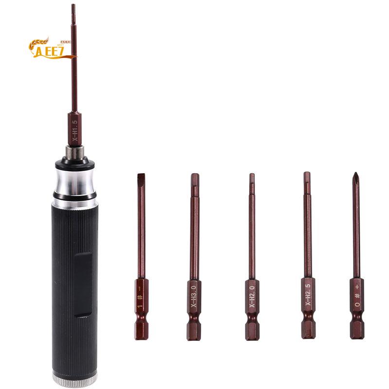 Rc Helicopter Tool Kit - AEE7-6-In-1 육각 드라이버 1.5/2.0/2.5/3.0Mm 수리 도구