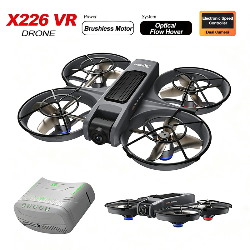 Rc Helicopter Large - VR 대형 드론 4K HD 광각