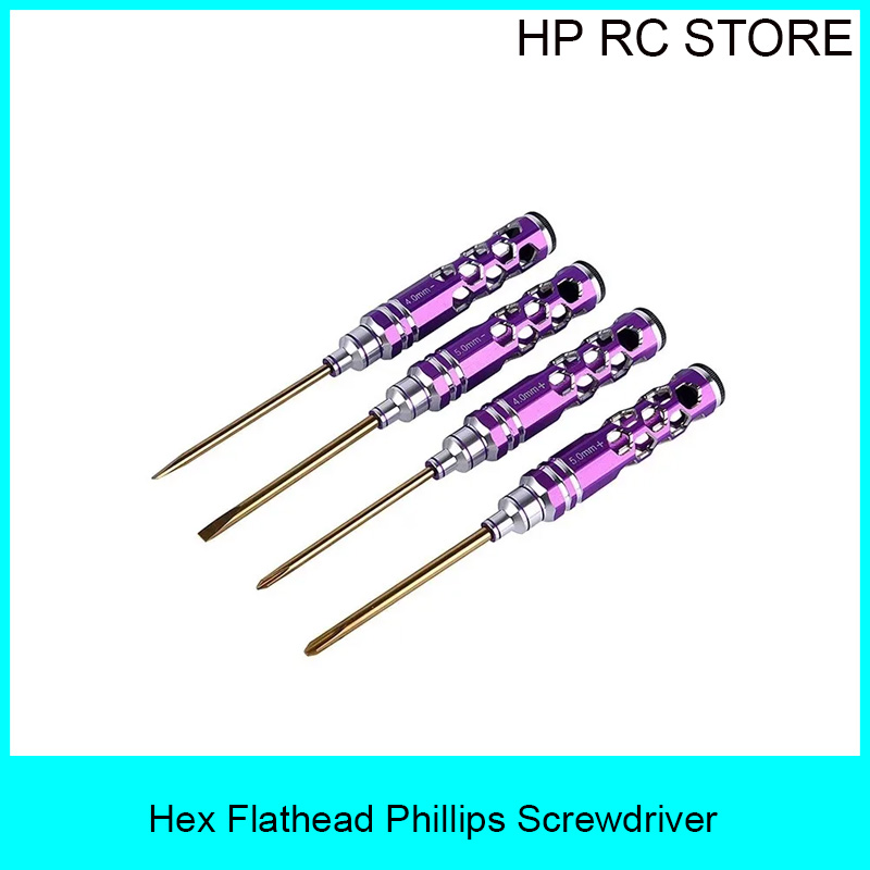 Rc Helicopter Tool Kit - 4pcs 육각 플랫헤드 필립스 스크루드라이버 세트