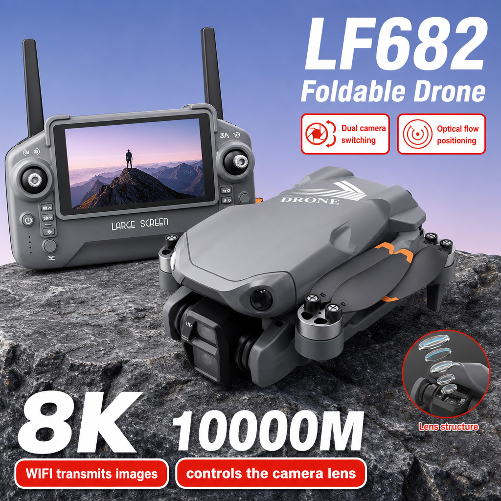 Rc Helicopter Case - 항공 사진 촬영 LF682 드론 8K