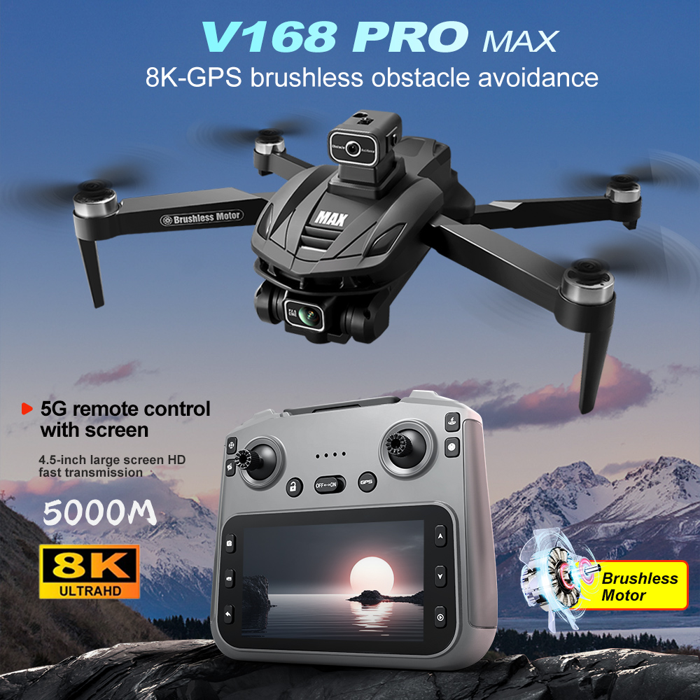 Rc Helicopter Charger - V168 PRO Max GPS 드론 8K