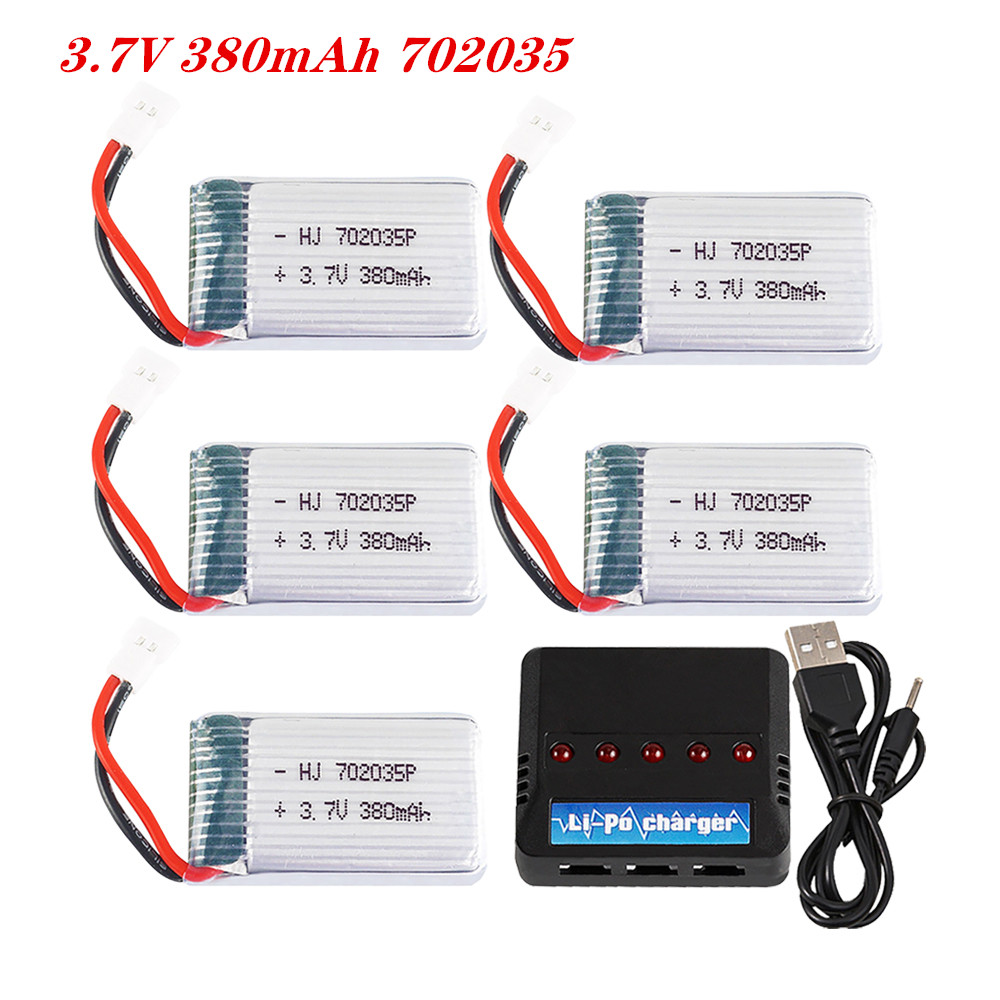 Rc Helicopter Charger - 3.7V 380mah 702035 Lipo 배터리 충전식