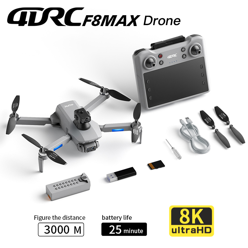 Rc Helicopter Electric - F8 MAX GPS 드론 전문가용 8K
