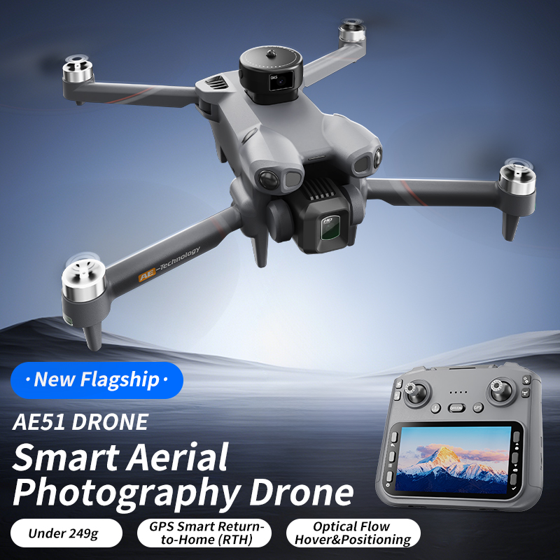 Rc Helicopter Large - 접이식 RC 쿼드콥터 AE51 GPS 드론