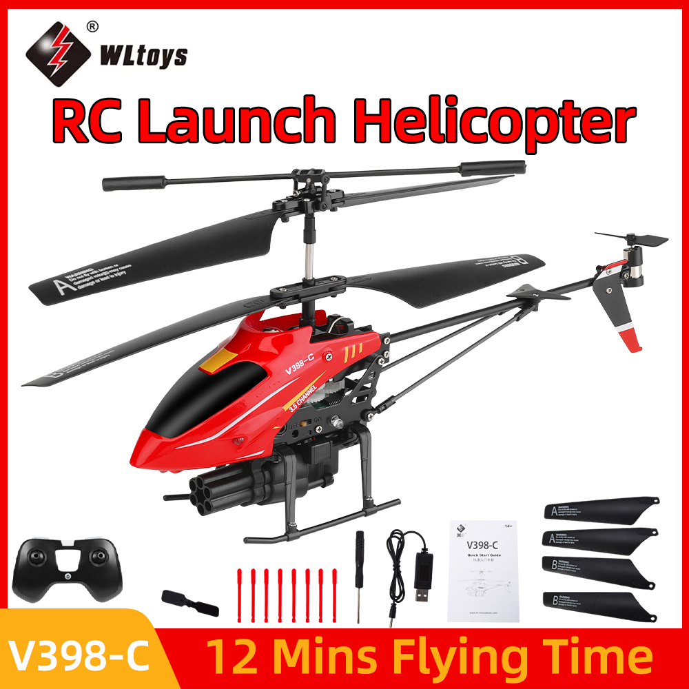 Wltoys RC 헬리콥터 V398-C 비행기 발사 헬 - Rc Helicopter Gyro 리뷰 및 가격