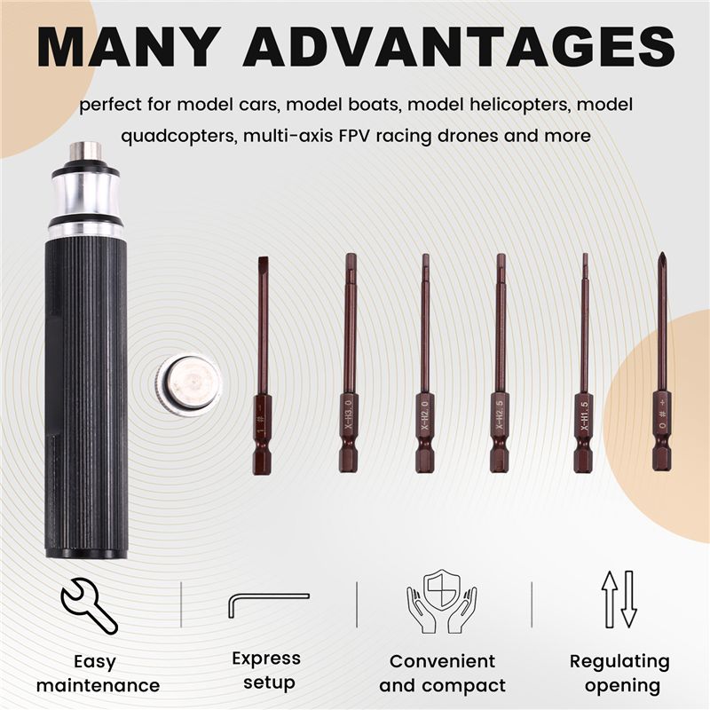 AEE7-6-In-1 육각 드라이버 1.5/2.0/2. - Rc Helicopter Tool Kit 리뷰 및 가격