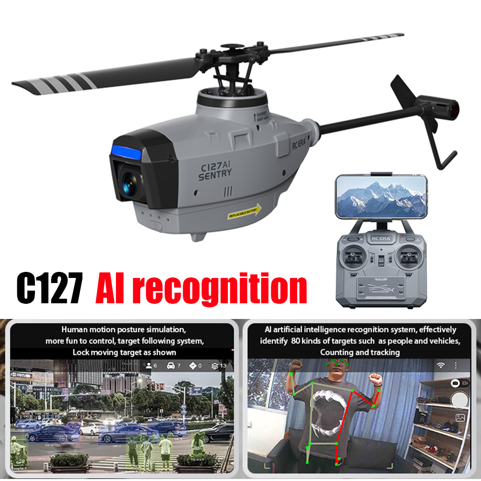 RC ERA C127 AI 미니 브러시리스 FPV HD - Rc Helicopter Single Rotor 리뷰 및 가격