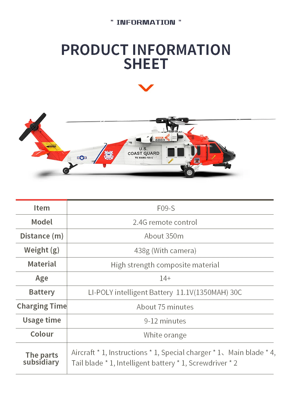 YU XIANG F09-S 배터리 6CH UH60 블랙 - Rc Helicopter Coaxial 리뷰 및 가격
