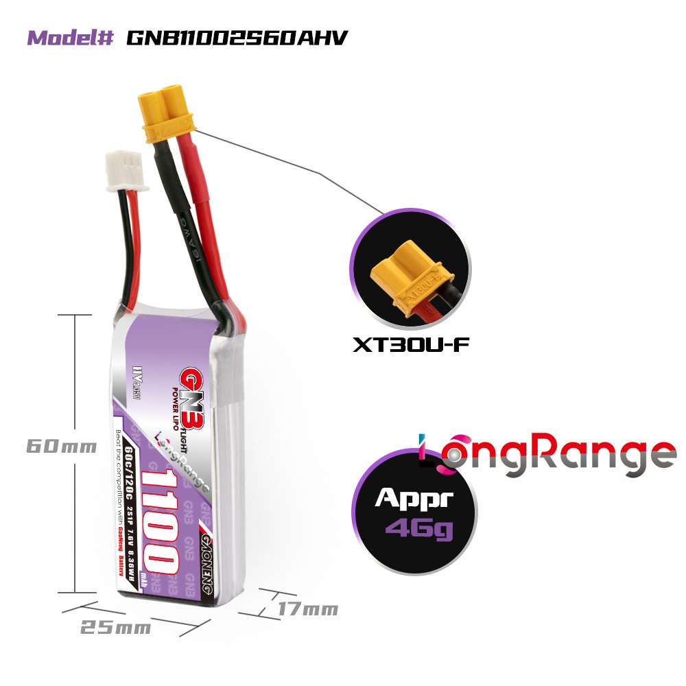 GNB 1100mAh 2S 3S 4S 6S 60C/12 - Rc Helicopter Parts 리뷰 및 가격