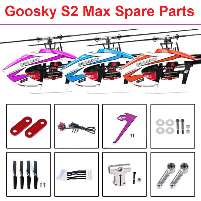 GOOSKY S2 MAX RC 헬리콥터 예비 부품 액세 - Rc Helicopter Coaxial 리뷰 및 가격