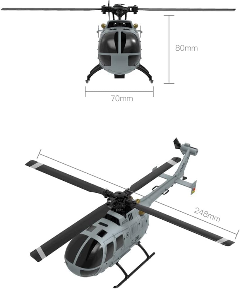 C186 성인용 무선 조종 헬리콥터 14세 이상 초보자 - Rc Helicopter Single Rotor 리뷰 및 가격