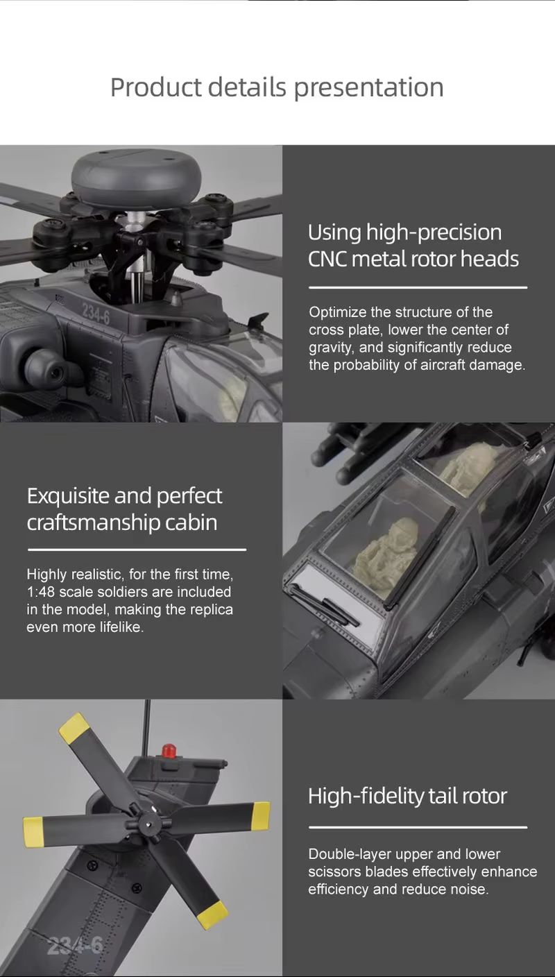 RC 시대 AH-64D 아파치 헬리콥터 C170 6채널 - Rc Helicopter Single Rotor 리뷰 및 가격