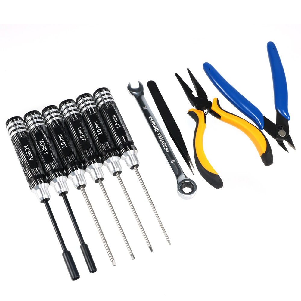 10PCS 10in1 FPV 드론 RC 툴 키트 정밀  - Rc Helicopter Tool Kit 리뷰 및 가격