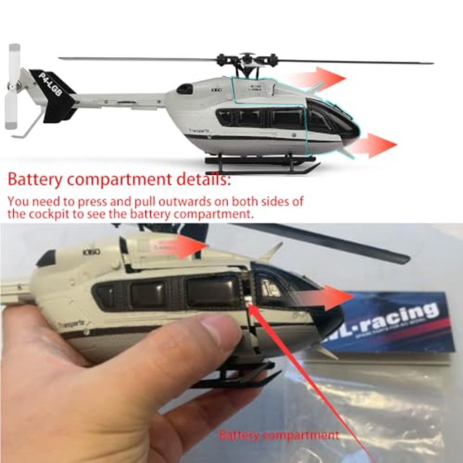 실내외 겸용 RC 헬리콥터, 탄소섬유 복합 소재, 블랙 - Rc Helicopter Gyro 리뷰 및 가격
