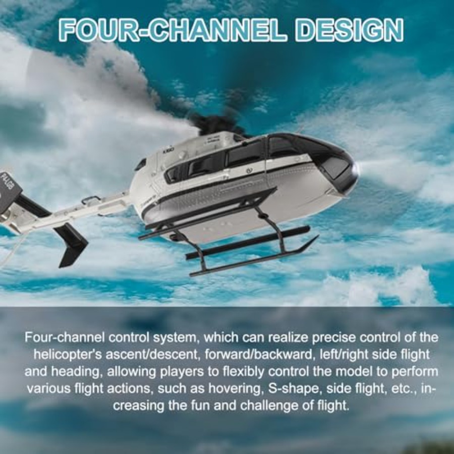 실내외 겸용 RC 헬리콥터, 탄소섬유 복합 소재, 블랙 - Rc Helicopter Gyro 리뷰 및 가격